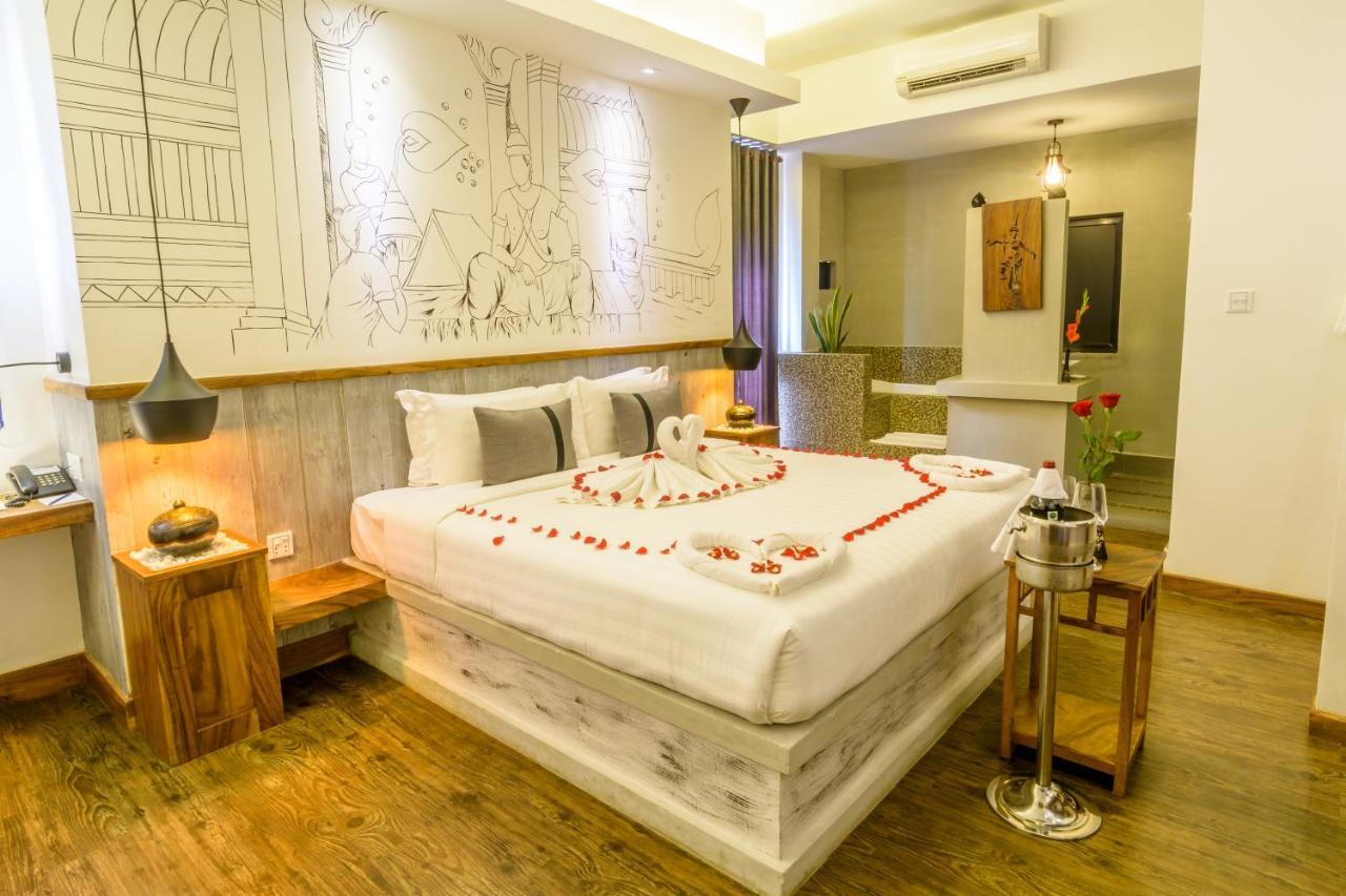Double Leaf Boutique Hotel Phnom Penh Dış mekan fotoğraf
